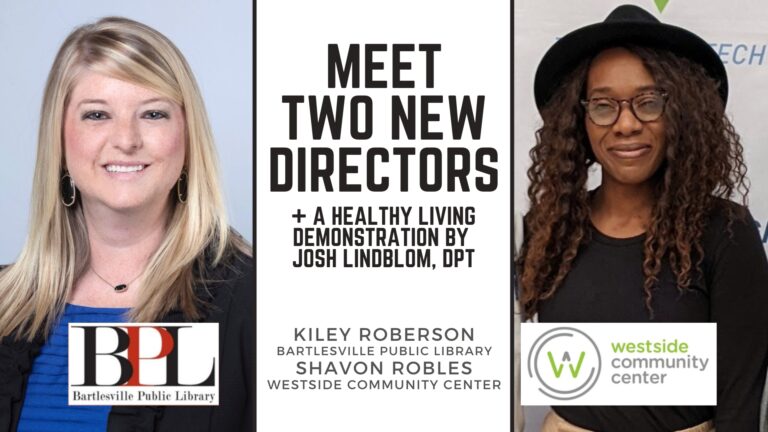 Nov. 21:  “Two New Directors” plus a Healthy Living Demonstration